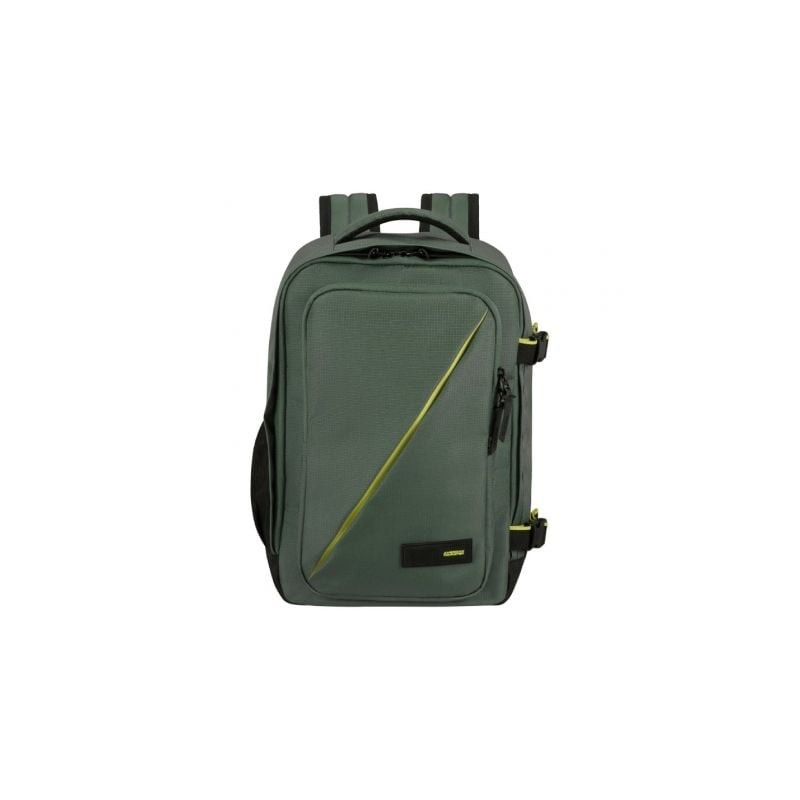 Mochila American Tourister Take2cabin S- Capacidad 24-2L- Verde Mochila American Tourister Take2cabin S- Capacidad 24-2L- Verde