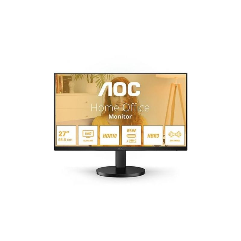 Monitor Profesional AOC U27B3CF 27"- 4K- Multimedia- Regulable en altura- Negro Monitor Profesional AOC U27B3CF 27"- 4K- Multimedia- Regulable en altura- Negro