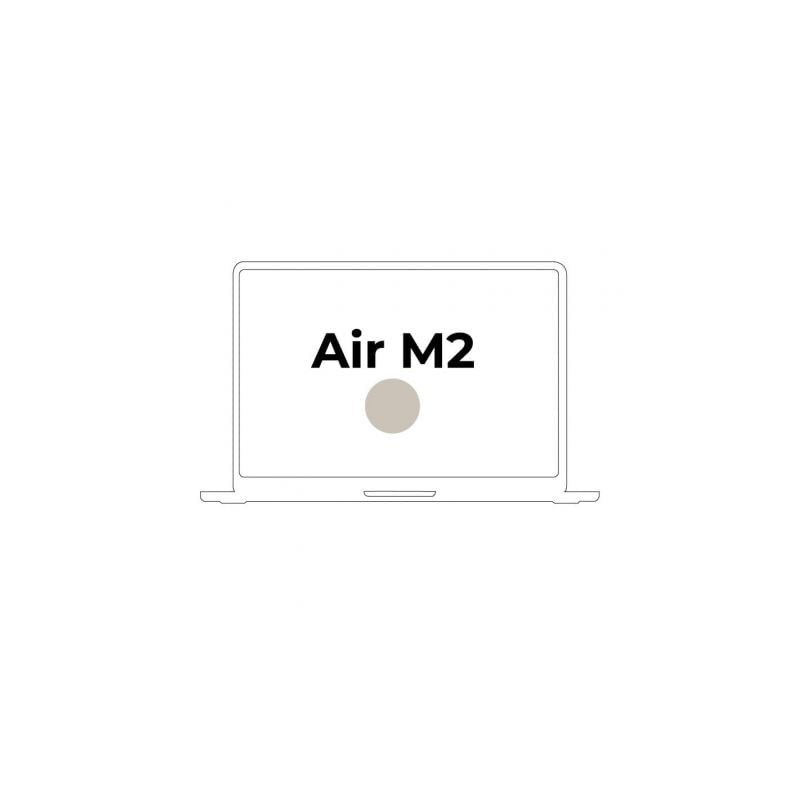Apple Macbook Air 13-6"- M2 8-Core CPU- 8GB- 512GB SSD- 10-Core GPU- Blanco Estrella Apple Macbook Air 13-6"- M2 8-Core CPU- 8GB- 512GB SSD- 10-Core GPU- Blanco Estrella