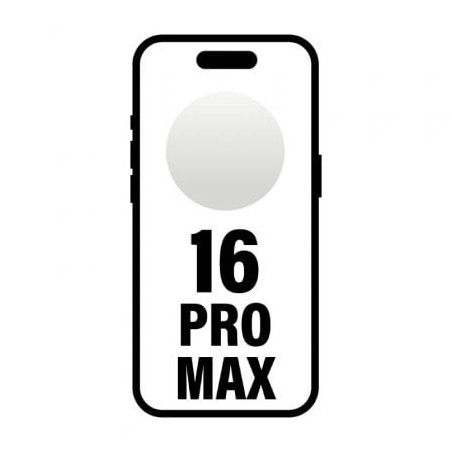 Smartphone Apple iPhone 16 Pro Max 1TB- 6-9"- 5G- Titanio Blanco