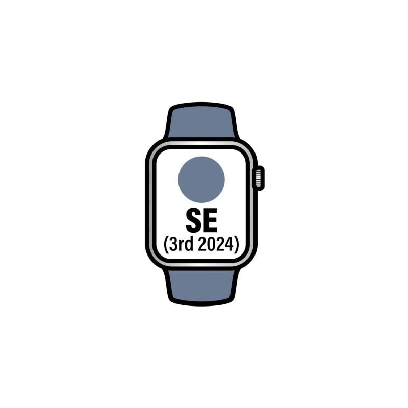 Apple Watch SE 3rd V2- GPS- 44mm- Caja de Aluminio- Correa Deportiva Azul Denim M-L Apple Watch SE 3rd V2- GPS- 44mm- Caja de Aluminio- Correa Deportiva Azul Denim M-L