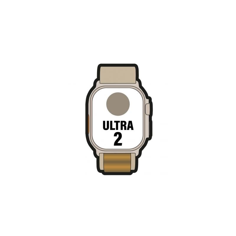 Apple Watch Ultra 2- GPS- Cellular- 49mm- Caja de Titanio- Correa Loop Alpine Canela Mediana Apple Watch Ultra 2- GPS- Cellular- 49mm- Caja de Titanio- Correa Loop Alpine Canela Mediana