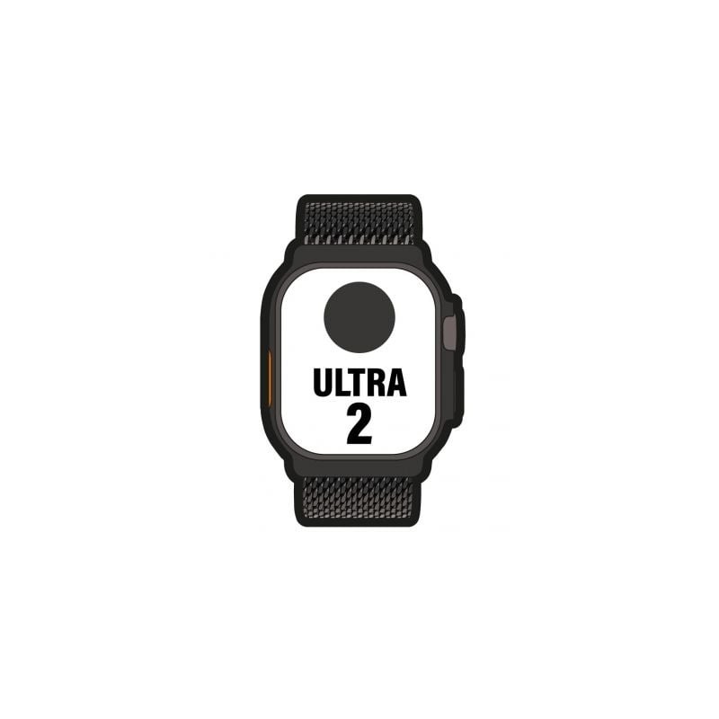 Apple Watch Ultra 2- GPS- Cellular- 49mm- Caja de Titanio Negro - Correa Milanese Loop Grande Apple Watch Ultra 2- GPS- Cellular- 49mm- Caja de Titanio Negro - Correa Milanese Loop Grande
