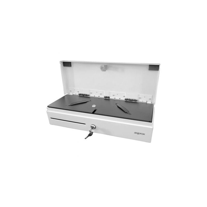 Cajón Portamonedas Approx appCASH02FLIPTOPWH- Manual y Automático- Blanco Cajón Portamonedas Approx appCASH02FLIPTOPWH- Manual y Automático- Blanco