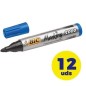 Caja de Rotuladores de Punta Fibra Acrílica Permanente Bic Marking 2000- 4-9mm- 12 unidades- Azules Caja de Rotuladores de Punta Fibra Acrílica Permanente Bic Marking 2000- 4-9mm- 12 unidades- Azules