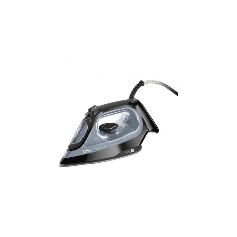 Plancha Braun TexStyle 3 SI3055BK- 2400W- Depósito 270ml Plancha Braun TexStyle 3 SI3055BK- 2400W- Depósito 270ml