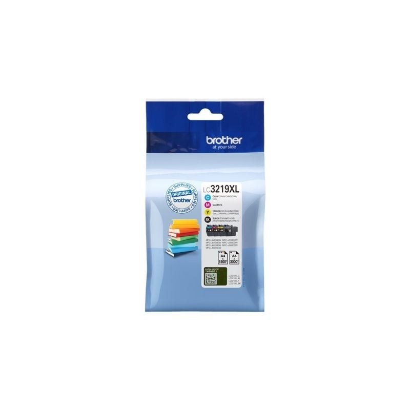 Cartucho de Tinta Original Brother LC-3219XL Alta Capacidad Multipack- Cian- Magenta- Amarillo- Negro Cartucho de Tinta Original Brother LC-3219XL Alta Capacidad Multipack- Cian- Magenta- Amarillo- Negro