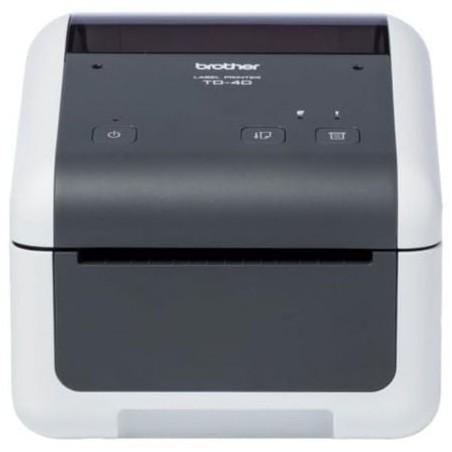 Impresora de Etiquetas y Tickets Brother TD-4410D- Térmica- Ancho etiqueta 108mm- USB-RS232- Blanca y Negra