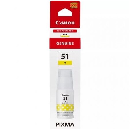 Botella de Tinta Original Canon GI-51- Amarilla