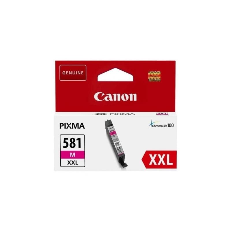 Cartucho de Tinta Original Canon CLI-581XXL Alta Capacidad- Magenta Cartucho de Tinta Original Canon CLI-581XXL Alta Capacidad- Magenta