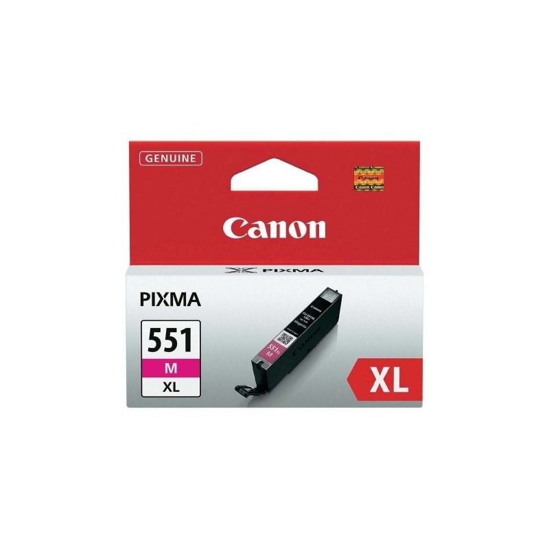 Cartucho de Tinta Original Canon CLI-551M XL Alta Capacidad- Magenta Cartucho de Tinta Original Canon CLI-551M XL Alta Capacidad- Magenta