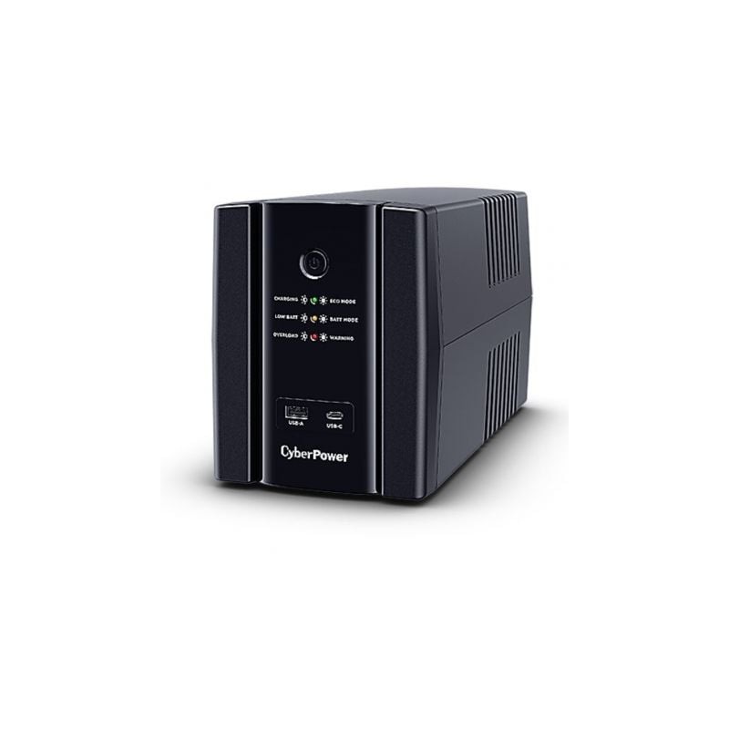 SAI Línea Interactiva Cyberpower UT1500EG- 1500VA-900W- 4 Salidas- Formato Torre SAI Línea Interactiva Cyberpower UT1500EG- 1500VA-900W- 4 Salidas- Formato Torre