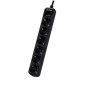 Regleta con interruptor Cyberpower B0620SC0-DE- 6 Tomas de corriente- Cable 1-8m- Negra Regleta con interruptor Cyberpower B0620SC0-DE- 6 Tomas de corriente- Cable 1-8m- Negra