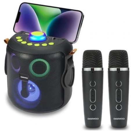 Altavoz con Bluetooth Daewoo Karaoke DW3008- 15W- 1-0