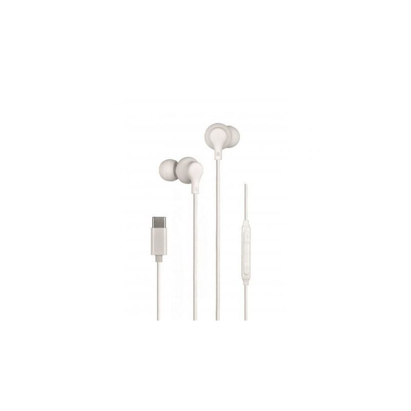 Auriculares Intrauditivos Daewoo DW2016- con Micrófono- USB Tipo-C- Blancos Auriculares Intrauditivos Daewoo DW2016- con Micrófono- USB Tipo-C- Blancos