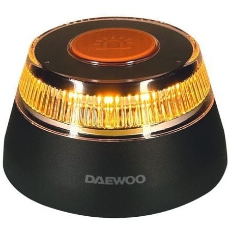 Luz baliza de emergencia para coche Daewoo DW5001 V16- Homologada- Base Imantada- Geolocalizable- Funciona a Pilas