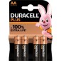 Pack de 4 Pilas AA Duracell Plus Extra Life LR6- 1-5V- Alcalinas Pack de 4 Pilas AA Duracell Plus Extra Life LR6- 1-5V- Alcalinas