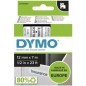 Cinta Rotuladora Adhesiva de Plástico Dymo D1 45013- para Label Manager- 12mm x 7m- Negra-Blanca Cinta Rotuladora Adhesiva de Plástico Dymo D1 45013- para Label Manager- 12mm x 7m- Negra-Blanca