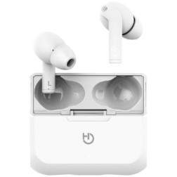Auriculares Bluetooth Hiditec Fenix TWS con estuche de carga- Autonomía 6h- Blancos