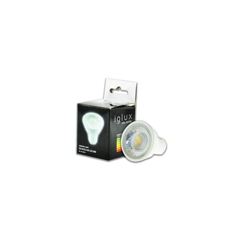 Bombilla Iglux XD-0860-F- Casquillo GU10- 8W- 520 Lúmenes- 5500K Bombilla Iglux XD-0860-F- Casquillo GU10- 8W- 520 Lúmenes- 5500K