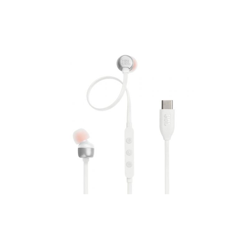 Auriculares Intrauditivos JBL Tune 310C- con Micrófono- Blancos Auriculares Intrauditivos JBL Tune 310C- con Micrófono- Blancos