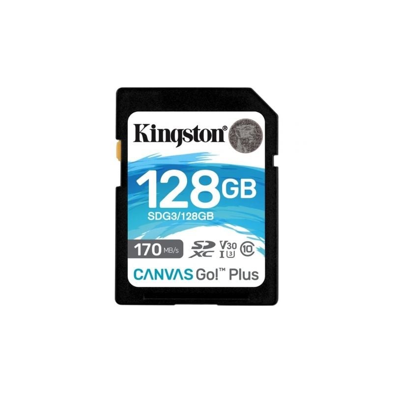 Tarjeta memoria sdxc 128gb kingston canvas