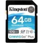 Tarjeta memoria sdxc 64gb kingston canvas