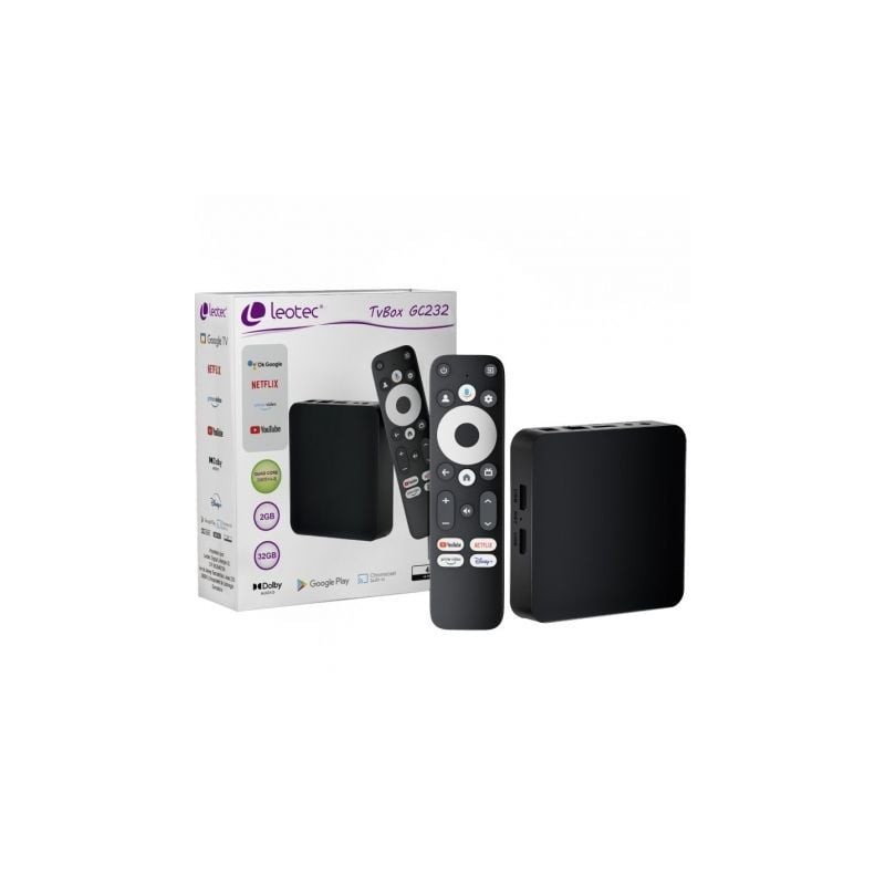 LEOTEC TVBOX GC232 GOOGLE Y NETFLIX CERTIFIED LEOTEC TVBOX GC232 GOOGLE Y NETFLIX CERTIFIED