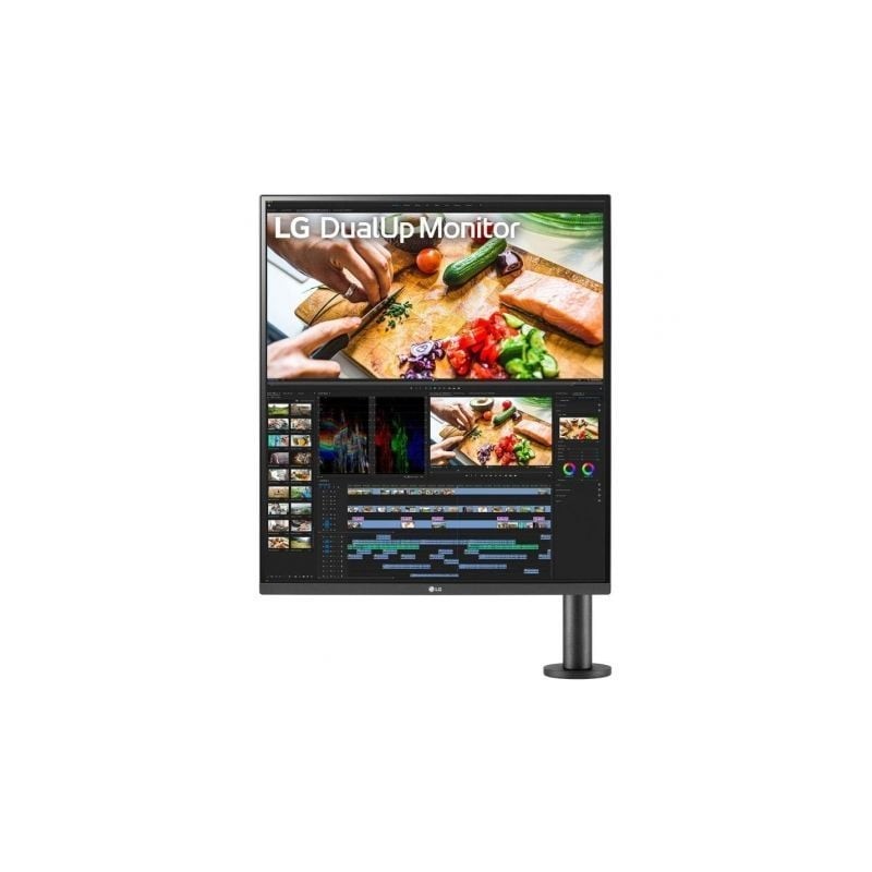 Monitor Profesional LG DualUp Ergo 28MQ780-B 27-6"- SDQHD- Multimedia- Regulable en altura- Negro Monitor Profesional LG DualUp Ergo 28MQ780-B 27-6"- SDQHD- Multimedia- Regulable en altura- Negro
