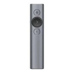 Presentador Inalámbrico por Bluetooth Logitech Spotlight Presentation Remote- 2-4GHz- Gris Pizarra
