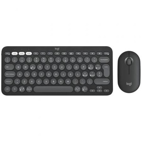 Teclado + mouse logitech pebble 2