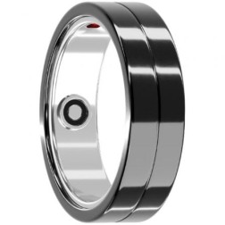 Anillo Inteligente Maxcom MR100 Talla 9-60- Ø19-1mm- Notificaciones- Frecuencia Cardíaca- Negro