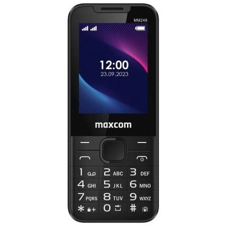 Telefono movil maxcom mm248 2-4pulgadas black