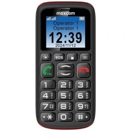 Teléfono Móvil Maxcom Confort MM428L- Negro