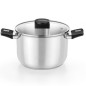 Olla Elite Inox M240216- 16cm- 2L- Acero Inoxidable- Apta para Inducción Olla Elite Inox M240216- 16cm- 2L- Acero Inoxidable- Apta para Inducción