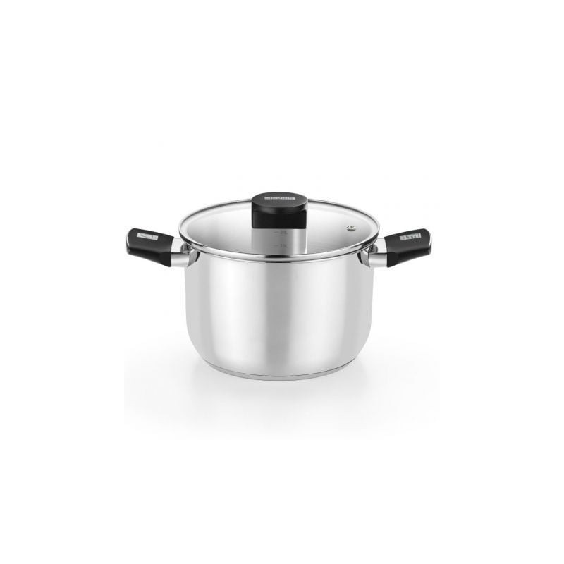 Olla Elite Inox M240222- 22cm- 5L- Acero Inoxidable- Apta para Inducción Olla Elite Inox M240222- 22cm- 5L- Acero Inoxidable- Apta para Inducción