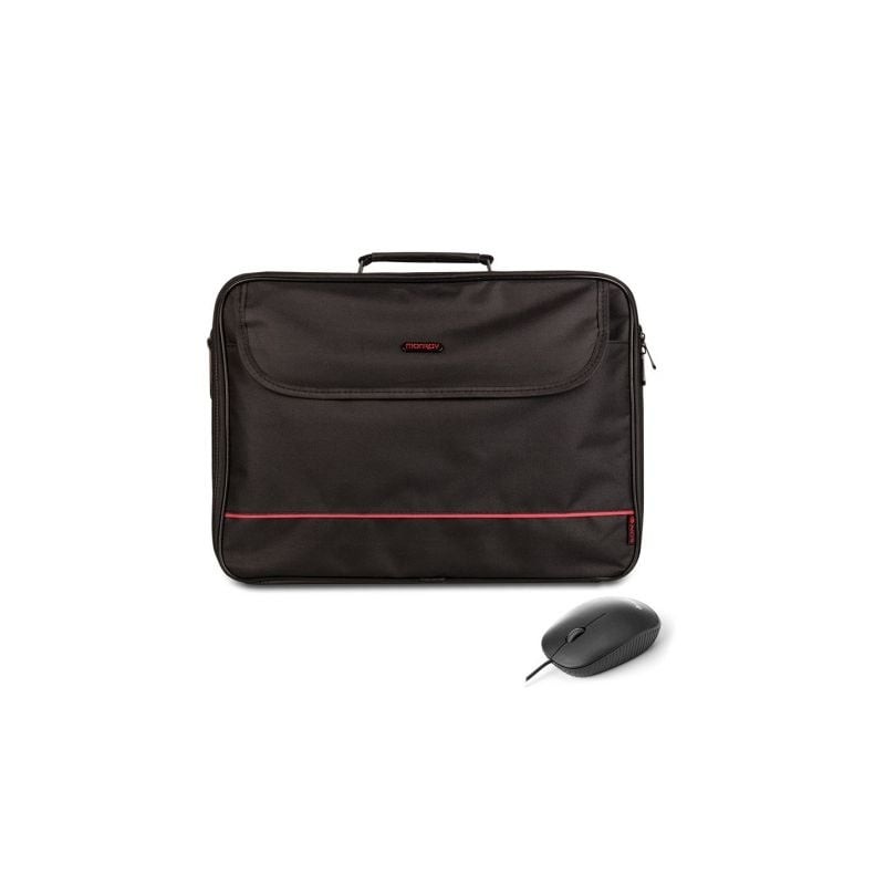 Maletín + Ratón Monray Bureau Kit para Portátiles hasta 16"- Negro Maletín + Ratón Monray Bureau Kit para Portátiles hasta 16"- Negro