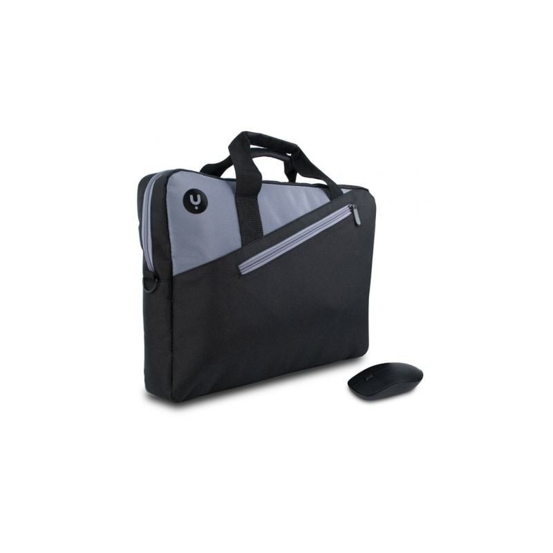 Maletín + Ratón Inalámbrico Monray Master Kit para Portátiles hasta 15-6"- Negro Maletín + Ratón Inalámbrico Monray Master Kit para Portátiles hasta 15-6"- Negro