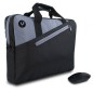 Maletín + Ratón Inalámbrico Monray Master Kit para Portátiles hasta 15-6"- Negro Maletín + Ratón Inalámbrico Monray Master Kit para Portátiles hasta 15-6"- Negro