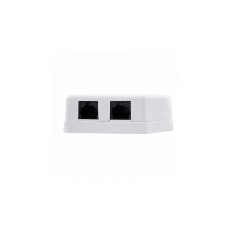 Roseta de Superficie Nanocable 10-21-1502- Cat-6- 2 Tomas Roseta de Superficie Nanocable 10-21-1502- Cat-6- 2 Tomas