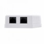 Roseta de Superficie Nanocable 10-21-1502- Cat-6- 2 Tomas Roseta de Superficie Nanocable 10-21-1502- Cat-6- 2 Tomas