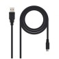 Cable USB 2-0 Nanocable 10-01-0501- USB Macho - MicroUSB Macho- 1-8m- Negro Cable USB 2-0 Nanocable 10-01-0501- USB Macho - MicroUSB Macho- 1-8m- Negro