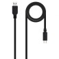 Cable USB 2-0 Nanocable 10-01-2101-L150- USB Tipo-C Macho - USB Macho- 1-5m- Negro Cable USB 2-0 Nanocable 10-01-2101-L150- USB Tipo-C Macho - USB Macho- 1-5m- Negro