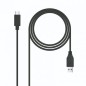 Cable USB 3-1 Tipo-C Nanocable 10-01-4000- USB Tipo-C Macho - USB Macho- 50cm- Negro Cable USB 3-1 Tipo-C Nanocable 10-01-4000- USB Tipo-C Macho - USB Macho- 50cm- Negro