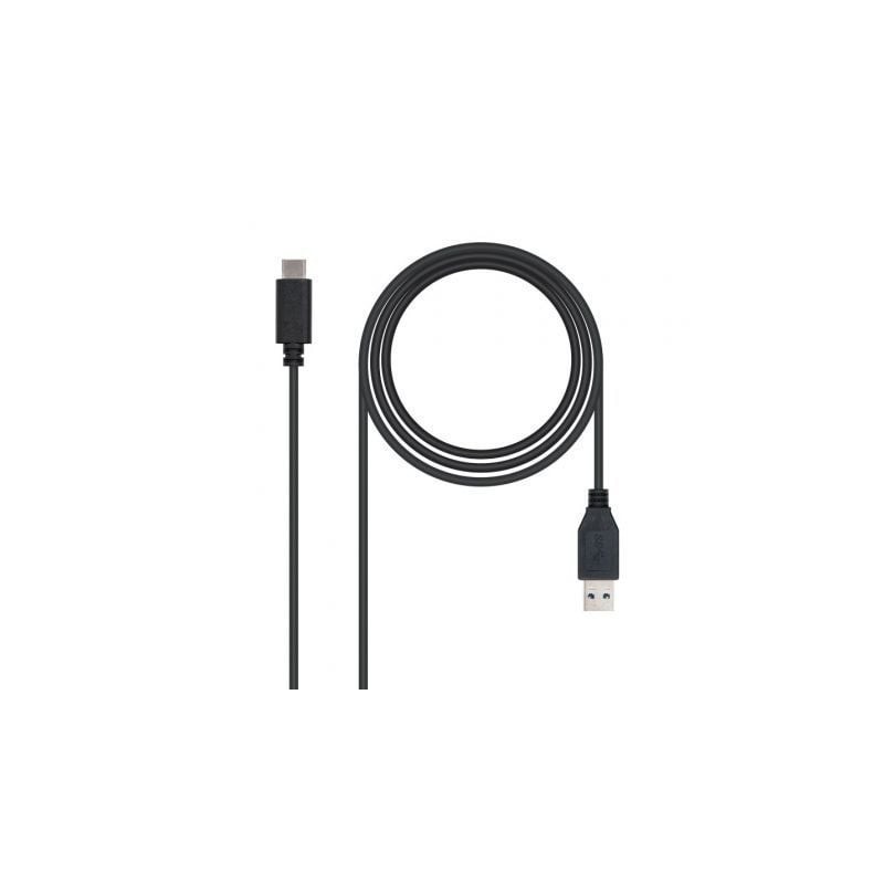 Cable USB 3-1 Nanocable 10-01-4001- USB Tipo-C Macho - USB Macho- 1m- Negro Cable USB 3-1 Nanocable 10-01-4001- USB Tipo-C Macho - USB Macho- 1m- Negro