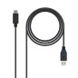 Cable USB 3-1 Nanocable 10-01-4001- USB Tipo-C Macho - USB Macho- 1m- Negro Cable USB 3-1 Nanocable 10-01-4001- USB Tipo-C Macho - USB Macho- 1m- Negro