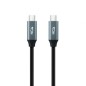 Cable USB 3-2 Tipo-C Nanocable 10-01-4303- USB Tipo-C Macho - USB Tipo-C Macho- 3m- Gris y Negro Cable USB 3-2 Tipo-C Nanocable 10-01-4303- USB Tipo-C Macho - USB Tipo-C Macho- 3m- Gris y Negro