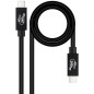 Cable USB 4-0 Nanocable 10-01-5002- USB Tipo-C Macho - USB Tipo-C Macho- Hasta 240W- 40Gbps- 1-8m- Negro Cable USB 4-0 Nanocable 10-01-5002- USB Tipo-C Macho - USB Tipo-C Macho- Hasta 240W- 40Gbps- 1-8m- Negro