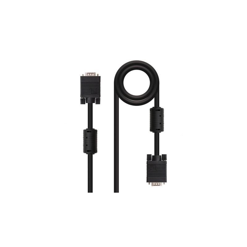 Cable SVGA Nanocable 10-15-0103- VGA Macho - VGA Macho- 3m- Negro Cable SVGA Nanocable 10-15-0103- VGA Macho - VGA Macho- 3m- Negro