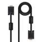 Cable SVGA Nanocable 10-15-0103- VGA Macho - VGA Macho- 3m- Negro Cable SVGA Nanocable 10-15-0103- VGA Macho - VGA Macho- 3m- Negro